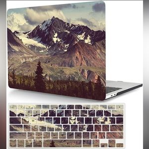 MacBook Air 13inch Scenic Mountain Laptop Hard Cover and Keyboard Cover
